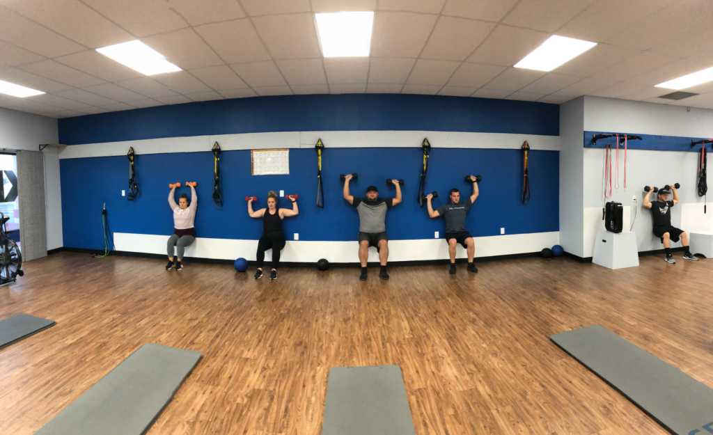 Post Falls fitness gym full body work out session at Kitefit in Post Falls Idaho near me